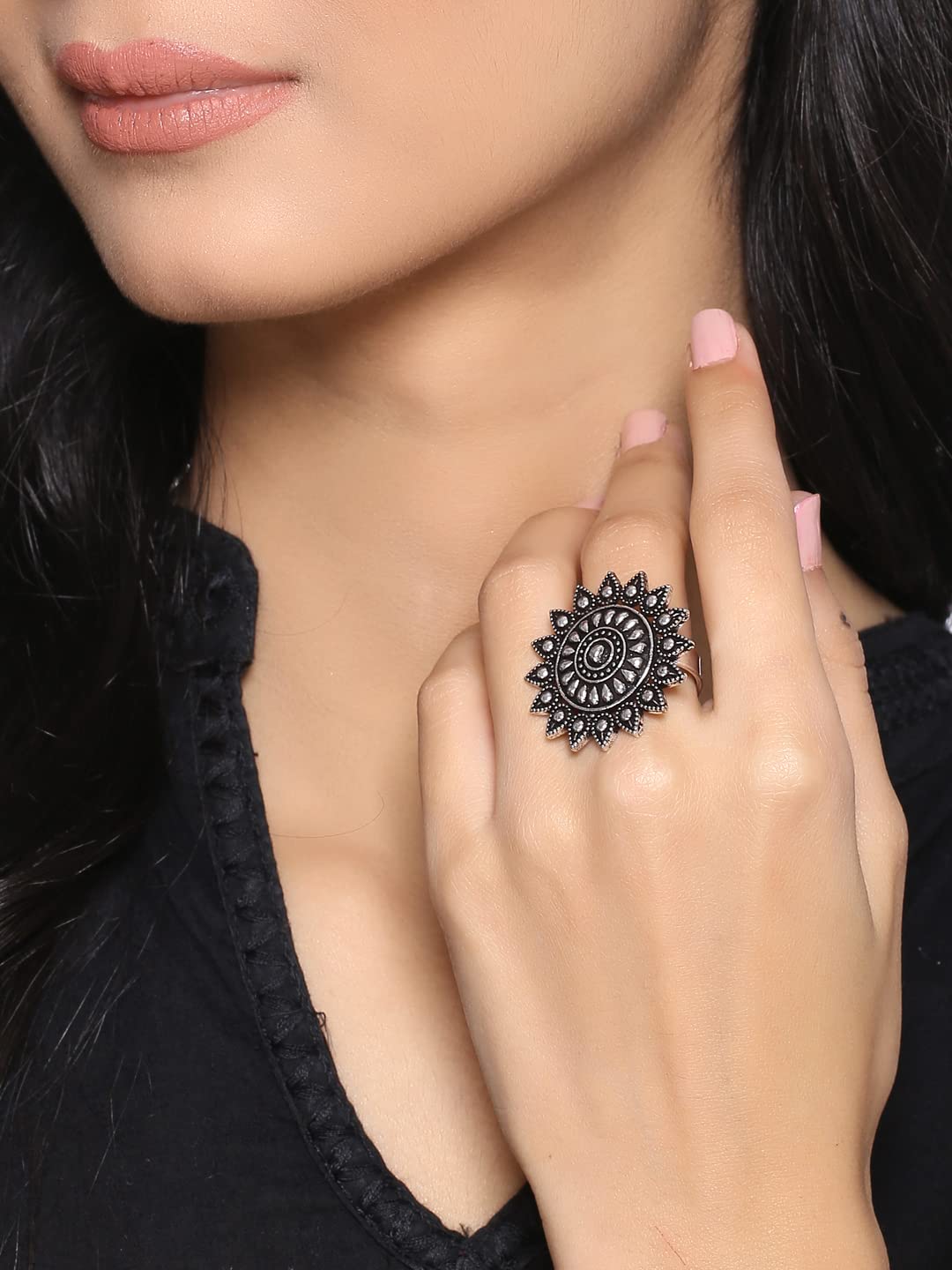 🌸TRIPTI OXIDISED RING🌸 Priced at Just Rs.195/- DM/Inbox for any queries  or orders.♥️ Or WhatsApp at +91 8081209472☎️ WhatsApp link is… | Instagram